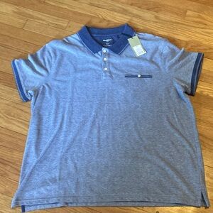 Goodfellow & Co Heather Blue Polo Shirt never worn